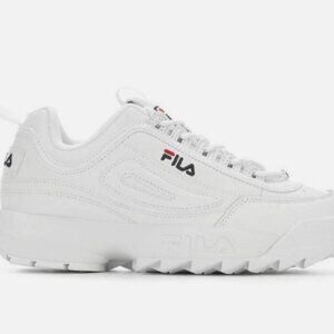 Fila Womens Disruptor 2 Premium White Casual Shoes Sneakers